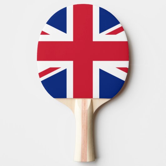 Raquette De Ping Pong Drapeau Union Jack du Royaume-Uni (Devant)