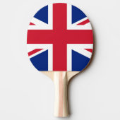Raquette De Ping Pong Drapeau Union Jack du Royaume-Uni (Dos)