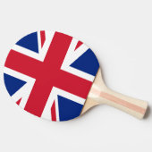 Raquette De Ping Pong Drapeau Union Jack du Royaume-Uni (Côté)
