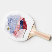 Raquette De Ping Pong Drapeau USA (Côté)