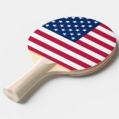 Raquette De Ping Pong drapeau usa (Devant Angle)