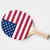 Raquette De Ping Pong drapeau usa (Côté)