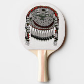 Raquette De Ping Pong Dressage amérindien (Dos)
