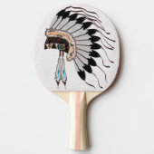 Raquette De Ping Pong Dressage amérindien (Devant)