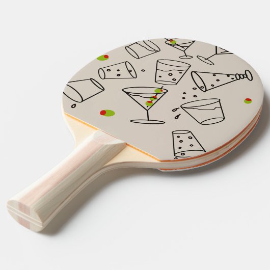 Raquette De Ping Pong Drinks Ping Pong Paddle (Devant Angle)