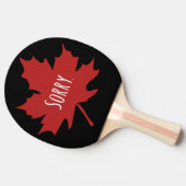 Raquette De Ping Pong Drôle Canadien (Côté)