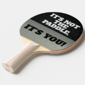 Raquette De Ping Pong Drôle ce n'est pas la palette concurrentielle (Devant Angle)