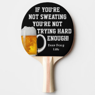 Raquette De Ping Pong Drôle claquez la palette de ping-pong de bière