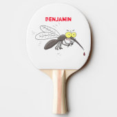 Raquette De Ping Pong Drôle dessin d'insecte moustique (Dos)