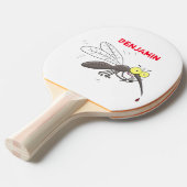 Raquette De Ping Pong Drôle dessin d'insecte moustique (Devant Angle)