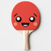 Raquette De Ping Pong Drôle. Emoji. Émoticône. (Dos)