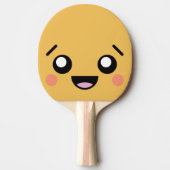 Raquette De Ping Pong Drôle. Emoji. Émoticône. (Devant)