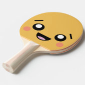 Raquette De Ping Pong Drôle. Emoji. Émoticône. (Devant Angle)
