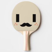 Raquette De Ping Pong Drôle. Emoji. Émoticône. (Devant)