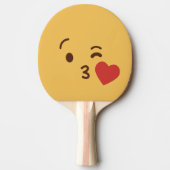 Raquette De Ping Pong Drôle. Emoji. Émoticône. (Devant)
