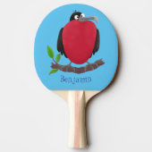 Raquette De Ping Pong Drôle magnifique dessin animé de frégate (Dos)