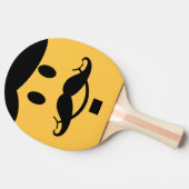 Raquette De Ping Pong Drôle Moustache Ping Pong Bat (Côté)