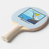 Raquette De Ping Pong Drôle pélican de pêche (Devant Angle)