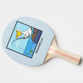 Raquette De Ping Pong Drôle pélican de pêche (Côté)