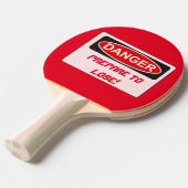 Raquette De Ping Pong Drôle Ping Paddle - Préparez-Vous À Perdre (Devant Angle)