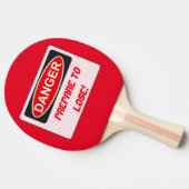Raquette De Ping Pong Drôle Ping Paddle - Préparez-Vous À Perdre (Côté)