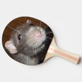 Raquette De Ping Pong drôle rat face /spiral ping pong paddle (Côté)