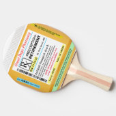 Raquette De Ping Pong Drôle retraite RX (Côté)