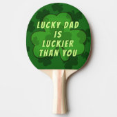 Raquette De Ping Pong Drôle Shamrock St Patrick's Day Ping Pong Paddle (Devant)