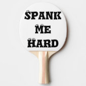 Raquette De Ping Pong Drôle Spank Me Bulls Cible (Devant)