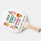 Raquette De Ping Pong Drôle TON EGO EST NACHO AMIGO MON AMI Mexicaine (Côté)