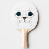 Raquette De Ping Pong Drôle visage kitty (Devant)