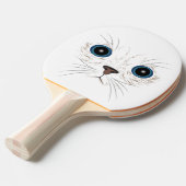 Raquette De Ping Pong Drôle visage kitty (Devant Angle)
