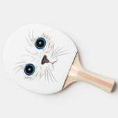 Raquette De Ping Pong Drôle visage kitty (Côté)