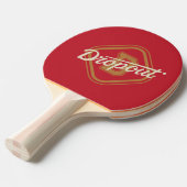 Raquette de Ping Pong Dropout Diamond Script (Devant Angle)