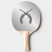 Raquette De Ping Pong Dueling Pistols Silver (Devant)