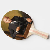 Raquette De Ping Pong Dwight Eisenhower Président Portrait de la Maison  (Côté)