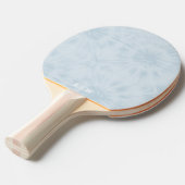 Raquette De Ping Pong Dye | Pastel Blue Modern Stylish Monogram (Devant Angle)