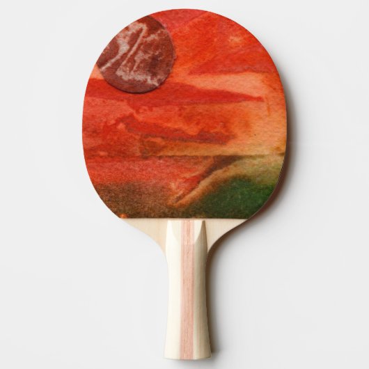 Raquette De Ping Pong "Dying Sun #3" Ping Pong Paddle (Dos)