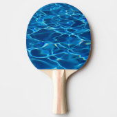 Raquette De Ping Pong Eau de la piscine bleu foncé (Devant)
