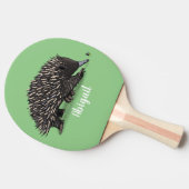 Raquette De Ping Pong Echidna mignonne avec dessin animé d'abeille (Côté)