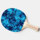 Raquette De Ping Pong Éclaboussure bleue de peinture (Côté)