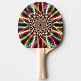Raquette De Ping Pong Éclair Ping Ping Arc-en-ciel