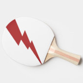Raquette De Ping Pong Éclair rouge (Côté)