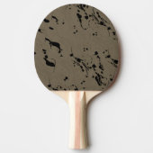 Raquette De Ping Pong Éclat noir et goutte (Devant)