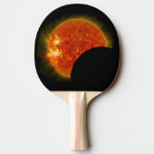 Raquette De Ping Pong Éclipse solaire en cours (Dos)
