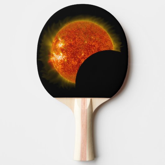 Raquette De Ping Pong Éclipse solaire en cours (Devant)