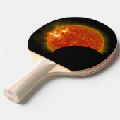 Raquette De Ping Pong Éclipse solaire en cours (Devant Angle)
