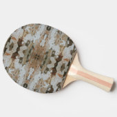 Raquette De Ping Pong Écorce d'arbre d'eucalyptus Photo en gros plan ave (Côté)