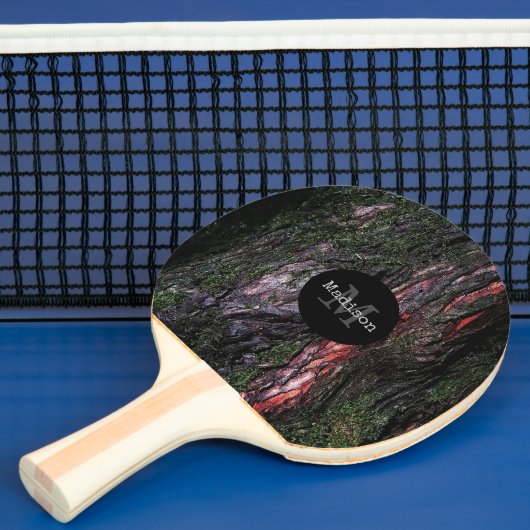 Raquette De Ping Pong Écorce de bois mossy roux Monogram (Insitu)