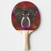 Raquette De Ping Pong Ecouter les éléphants au Cosmos (Devant)
